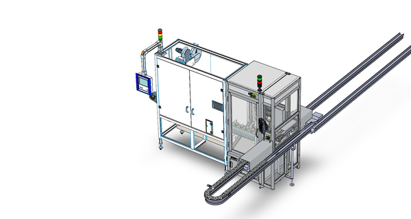 Ligne automatique pour le transfert de produit